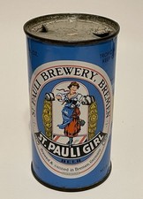 Usado, Lata de cerveja St. Pauli Girl vazia flat top, Alemanha -- bom exemplo comprar usado  Enviando para Brazil