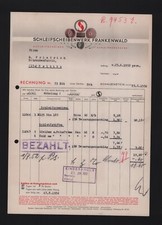 Schauenstein rechnung 1952 gebraucht kaufen  Leipzig
