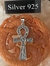 Silver ankh hieroglyphics for sale  BRIGHTON