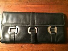 Pochette pelle nera. usato  Venezia