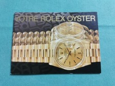 Rolex booklet votre usato  San Giorgio a Cremano