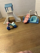 Usado, Vintage 1994 Fisher Price Dream Doll House Playground Slide Scooter Serra comprar usado  Enviando para Brazil
