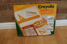 Kit de desenho vintage de designer Crayola inclui guias lápis papel e manuais, usado comprar usado  Enviando para Brazil