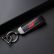 Chaveiro estilo couro fibra Ford ST Focus Fiesta Puma Mondeo acessório para presente comprar usado  Enviando para Brazil