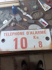 Plaque émaillée téléphone d'occasion  Wizernes