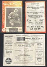 Revista Indianapolis Sports Week programa de luta livre 2-1-55 ciclone Anaya comprar usado  Enviando para Brazil