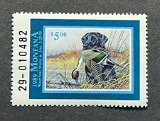 WTDstamps - 1989 MONTANA - Selo de pato do estado - Lote 1 - Estado perfeito OG NH  comprar usado  Enviando para Brazil