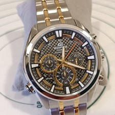 Casio Edifice Vintage Neon Iluminador Relógio Cronógrafo EFR-537-SG-1AV Novo Batt comprar usado  Enviando para Brazil