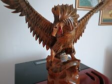 Scultura legno aquila usato  Luzzi