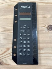 Filofax solar calculator for sale  CHESTERFIELD