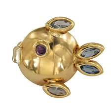 Spilla giacca oro usato  Modena