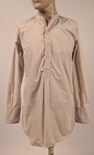 CAMISA MASCULINA ANTIGA 1940’S CC 1 GOLA COM MEIO BOTÃO FRONTAL comprar usado  Enviando para Brazil