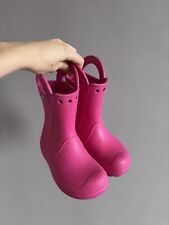 Crocs Rubber Boots ,pink,kids Girls na sprzedaż  PL