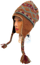 Chapéu gorro peruano Alpaca Chullo com abas de ouvido forrado de lã calor macio comprar usado  Enviando para Brazil