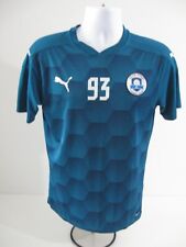 Blusa de futebol Puma Fylde Coast futsal clube azul-petróleo média manga curta, usado comprar usado  Enviando para Brazil