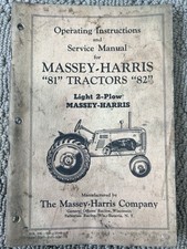 Original massey harris for sale  Goshen