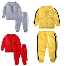 Usado, Agasalhos Esportivo Roupa Bebê Menina Menino Bebê Manga Longa Casaco Calça Roupas 2PCS comprar usado  Enviando para Brazil