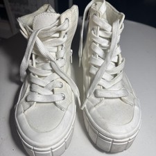 Tênis de cano alto feminino lona branca tamanho 6 Mad Love Mai comprar usado  Enviando para Brazil