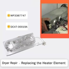 Wp3387747 dryer heater for sale  Omaha