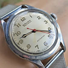 Vintage GRUEN relógio automático masculino 460ss para-choque traseiro transparente década de 1940 comprar usado Vintage GRUEN relógio automático masculino 460ss para-choque traseiro transparente década de 1940 comprar usado  Enviando para Brazil