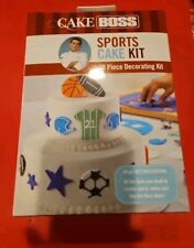 Usado, Kit completo de bolo Cake Boss 28 peças kit de decoração tema esportivo novo na caixa comprar usado  Enviando para Brazil