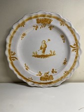 Moustiers earthenware plate d'occasion  Expédié en Belgium