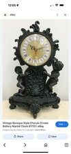 Vintage baroque clock for sale  Charlestown