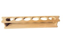 Suporte para bebida/vidro/organizador de teca birmanesa 6 furos... comprar usado  Enviando para Brazil