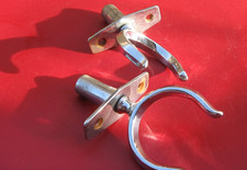 Pair chrome brass for sale  HAYLING ISLAND