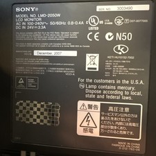 Sony lmd 2050w for sale  Ridgefield
