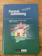 Duden formelsammlung abitur gebraucht kaufen  Dorsten