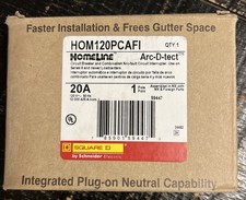 Falha de arco combinada HOM120PCAFI Square D 20 Amp nova CAFI nova comprar usado  Enviando para Brazil