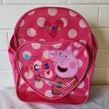 Peppa Pig 'Peppa Rocks!' Mochila Escolar 12" Rosa Vintage 2003 Oficial ABC comprar usado  Enviando para Brazil