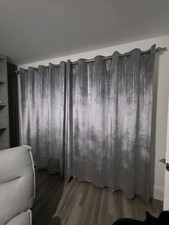 Pair eyelet curtains for sale  UK