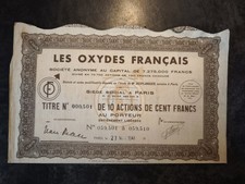 Action porteur oxydes d'occasion Action porteur oxydes d'occasion  Vesoul