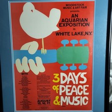 Woodstock poster original for sale  Midland Park