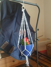 Blumenampel makramee handgefer gebraucht kaufen  Wildeshausen