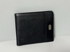 Usado, Carteira Masculina Lacoste Couro Preto Logotipo BiFold - Excelente Estado comprar usado  Enviando para Brazil