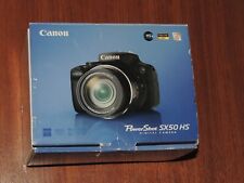 Caixa Aberta - Câmera Canon PowerShot SX50 HS 12.1 MP - PRETA - 013803157192 comprar usado  Enviando para Brazil