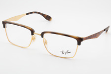 Armações de óculos quadradas masculinas Ray-Ban RB6397 2933 ouro 52mm comprar usado  Enviando para Brazil