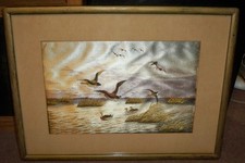 Vintage framed needlepoint for sale  Vincennes