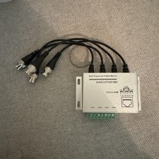 Usado, Transceptor de vídeo HD passivo 4 canais Balun BNC RJ45 UTP conversor de cabo comprar usado  Enviando para Brazil