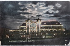 Cartão postal antigo vintage com visualização de cartão postal California CA Long Beach Night Auditorium PC comprar usado Cartão postal antigo vintage com visualização de cartão postal California CA Long Beach Night Auditorium PC comprar usado  Enviando para Brazil