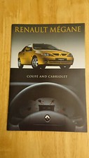 Folheto Renault Megane cupê e conversível 1999, usado comprar usado  Enviando para Brazil