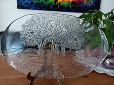 Kunst glasplatte servier gebraucht kaufen  Viersen