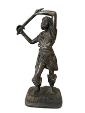 Antique bronze warrior d'occasion  Expédié en Belgium