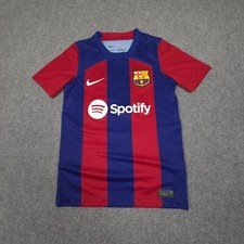 Camiseta FC Barcelona infantil pequena vermelha futebol Nike 2022-24 kit casa tamanho P comprar usado  Enviando para Brazil