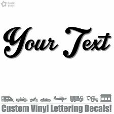 Custom text vinyl for sale  Morris