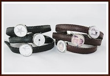 Lederarmband schwarz braun gebraucht kaufen  Friesoythe