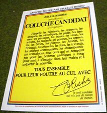 Poster coluche reproduction d'occasion  Orleans-